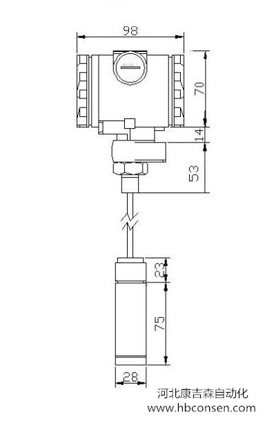 sis系统/DCS系统用投入式液位变送器